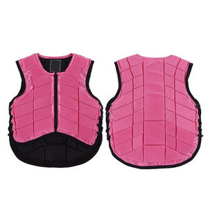 Protège-poitrine sans manches vert, écologique, en Spandex/Polyester léger, fermeture Velcro, pour l'équitation, unisexe - Product Image 4