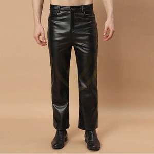Pantalones de Cuero Genuino Premium para Hombre 2026, Cintura Elástica, Elegantes y a la Moda - Product Image 1