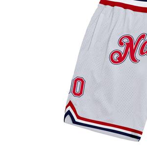 Pantalones cortos deportivos de alta calidad con logotipo personalizado para hombre, pantalones cortos deportivos de baloncesto transpirables con cintura elástica para ropa de fraternidad de hermandad - Product Image 2