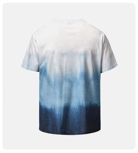 Conjunto de Camiseta y Pantalones Cortos de Verano con Estampado por Sublimación, de Secado Rápido, en Poliéster/Algodón, para Deportes al Aire Libre y Uso Casual - Product Image 3