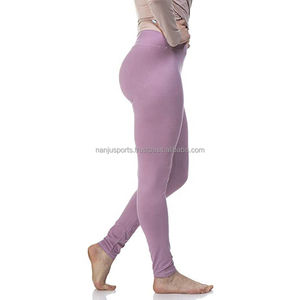 Mallas de entrenamiento de gimnasio y Yoga de alto rendimiento para mujer, cintura media ajustada en varios colores, tela de punto de estilo informal transpirable - Product Image 1