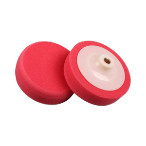 Tampons de polissage en éponge jaune OEM personnalisés de 6 pouces avec grain grossier, filetage M14/M16, garantie de 3 ans, modèle P-02 R pour carrosseries automobiles - Product Image 1