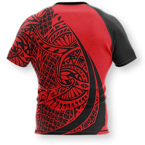 Maillot de rugby décontracté pour homme, coupe courte et ample, en maille, unisexe, service OEM pour adultes - Product Image 6