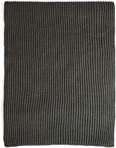 ผ้าพันคอไหมพรมแบบไม่มีพู่สำหรับทุกเพศ - ผ้าพันคอฤดูหนาวสไตล์มินิมอล - ผ้าพันคอแบบนุ่มถักลายริบพร้อมโลโก้สั่งทำได้ - Product Image 5