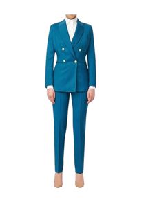 Pantalon respirant pantalon tailleur femme sophistiqué de haute qualité pour vêtements de cérémonie coupe droite ample personnalisable bien ajusté - Product Image 4