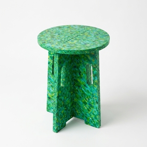Recycled Plastic <b>Adjustable</b> Stackable Modular Foldable Portable Contemporary Modern Bedroom Hotel <b>Stool</b>-Home Furniture - Product Image 2