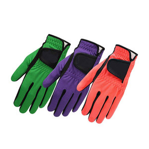Gants de golf professionnels en cuir PU Cabretta personnalisables avec logo, antidérapants, durables, respirants, à fermeture auto-agrippante, pour le sport en extérieur, vente en gros - Product Image 5
