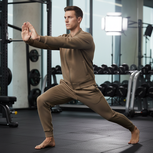 Men Custom Tracksuit Manufacturer Gym Fitness Tracksuit Set OEM Private Label Tracksuit - Product Image 5