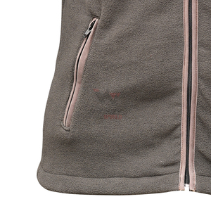 Gilet en polaire à col montant et fermeture éclair pour homme, style décontracté automne, color block, pour la chasse - Product Image 4