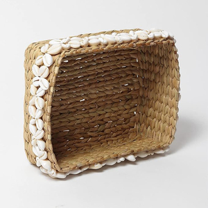 Wholesale Price Latest Design Serving Tray Rattan Woven <b>Wicker</b> <b>Storage</b> <b>Basket</b> Custom Size Tabletop Decoration Multipurpose Deco - Product Image 3