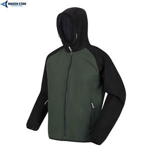 Bulk Wholesale High Quality Unisex <b>Hooded</b> Stand <b>Soft</b> <b>Shell</b> <b>Jacket</b> Front Pocket Breathable Eco-Friendly Windproof Outdoor - Product Image 5
