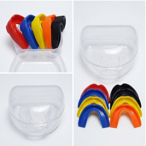 Protector Bucal de Plástico Ligero y Ecológico con Logotipo Personalizado, Cierre de Tirón, Set Combinado, Equipo Profesional para Deportes de Contacto, MMA, Muay Thai - Product Image 4