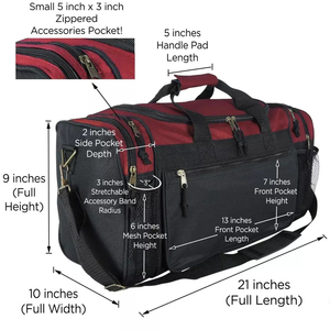 Sac de sport en gros personnalisé, sac de fitness imperméable pour hommes et femmes, sac de voyage pour la gym - Product Image 6