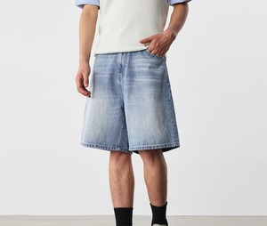 Fournisseur en gros de shorts en jean pour hommes – Shorts en denim noir pour hommes, coupe slim, bas de gamme tendance, options de personnalisation de marque - Product Image 3