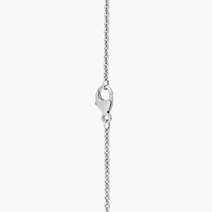 Chain-Set Initial N <b>Necklace</b> With Lab-Grown Diamonds In Yellow Gold - Product Image 5