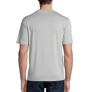 Camisetas esenciales de tela suave para el día a día, camisetas informales con cuello redondo para hombre, camisetas lisas de algodón de manga corta - Product Image 3