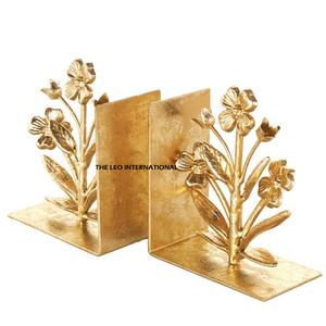 Porte-livres en métal finition dorée exclusive pour bibliothèques, bureaux, écoles, utilisation sur table, support de livres de qualité supérieure - Product Image 2