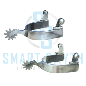 เดือยขี่ม้าสแตนเลสแบบตะวันตกพร้อมหัวเดือยสำหรับรองเท้าขี่ม้า - Product Image 5
