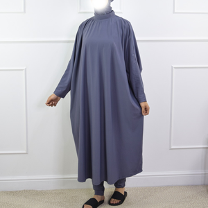 Muslim Modest Plus Size Women <b>Hijab</b> Burkini Swimwear High Cut Front Quick Dry Breathable Long Sleeve Beach Swimwear - Product Image 5