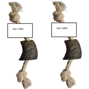 Juguetes para Perros de Cuerno de Búfalo, Duraderos, de Lujo, Estilo Animal, para Uso Diario, Tallas XS-XL - Product Image 1
