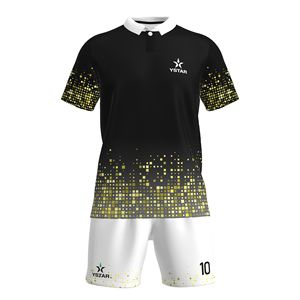 Maillot de football 2026 personnalisé imprimé par transfert thermique, short respirant à séchage rapide, uniforme d'équipe, tenue d'entraînement de football pour jeunes - Product Image 3