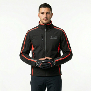 Nouvelle veste softshell de course à moto respirante et personnalisée pour homme, coupe-vent, vêtements de sport pour l'extérieur - Product Image 2