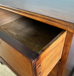 Commode en bois de mahogany massif, écologique et durable, meuble de rangement en bois, armoire à dossiers sur pied, mobilier traditionnel pour la maison - Product Image 5