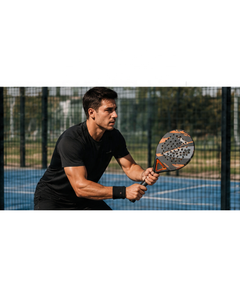 Hot Selling Teardrop Shape 12K 18K Carbon Fiber Padel Tennis Racket Professional High Strength Textured Surface Paddle Racquets - Product Image 5