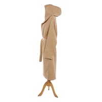 Peignoir gaufré personnalisé Peignoir de luxe pour femmes 100% coton turc Peignoirs pour hommes Hôtel Spa Logo personnalisé Fournisseur en gros
