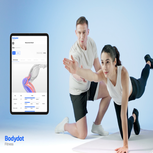 เครื่องวิเคราะห์ร่างกายอัจฉริยะ B2B ระดับพาณิชย์ รุ่น BDF1000 AI Body Analyzer พร้อมเครื่องสแกนท่าทางอัจฉริยะ วัสดุอะลูมิเนียมอัลลอยด์แบบไม่พับได้ วัดอัตราการเต้นของหัวใจสำหรับการออกกำลังกาย - Product Image 3