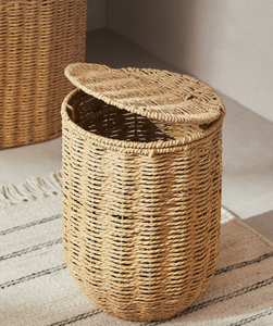 Bolsa de lavandería de yute orgánico, bolsa de almacenamiento ecológica para ropa y ropa de cama - Product Image 3