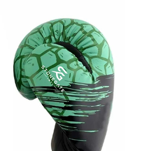 Gants de boxe en cuir véritable personnalisables pour l'entraînement et le combat, avec sangle de poignet réglable 2026 - Product Image 5