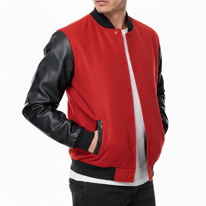 Casual Men Streetwear Cool Bomber <b>Jacket</b> <b>Long</b> sleeve University <b>Jacket</b> Letterman College <b>Jacket</b> for Men Custom Team Logo - Product Image 2
