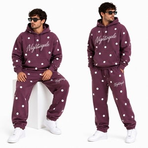 Conjunto Deportivo de Hombre de Alta Calidad, Sudadera con Capucha y Pantalones Deportivos, Estilo Urbano, Sudadera con Capucha Extra Grande Personalizada para Hombre - Product Image 5