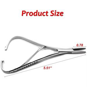 เครื่องมือผ่าตัดแบบยึดติดในตัวเอง QASIDEN INSTRUMENTS ขนาด 2 คลาส I ได้รับการรับรองมาตรฐาน CE ผลิตจากเหล็กกล้าผ่าตัดแบบใช้ซ้ำได้ ปลายแหลมคม สำหรับคลินิก - Product Image 6