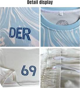 Uniforme de Fútbol de Último Diseño 100% Poliéster, Nuevo Estilo, Uniforme Profesional para Adultos, Calidad Premium, Color Personalizado, Secado Rápido - Product Image 6