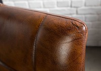 Chaise de salle à manger pivotante moderne en cuir véritable avec base en métal en forme d'araignée, chaise d'appoint rembourrée pour la maison, le restaurant, le café, l'hôtel