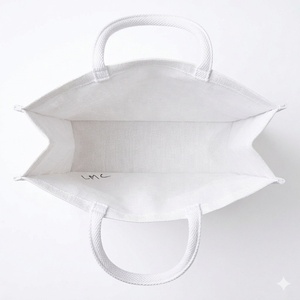 Bolsa de Compras Ecológica Biodegradable de Juco con Asas Reforzadas, Bolsa de Supermercado Reutilizable para Promoción Minorista y Uso Diario - Product Image 2