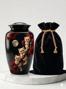 Wholesale Custom Metal Human Ashes Funeral <b>Urns</b> with Custom Color Custom Capacity Customizable Design at Wholesale Price - Product Image 6