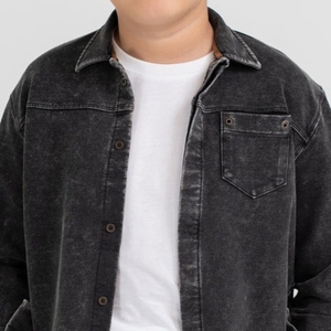 Camisas de mezclilla a cuadros de alta calidad para hombre, informales, de tela de algodón con spandex, manga larga, todas las tallas, al por mayor. - Product Image 4