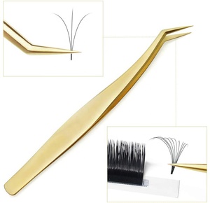 Pinzas para Pestañas con Punta de Fibra y Logotipo Personalizado, Pinzas de Agarre Nano de 45, 75 y 90 Grados, Pinzas para Extensión de Pestañas de Marca Privada - Product Image 2