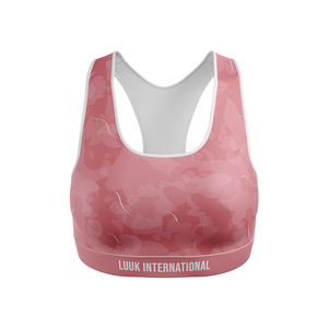 Soutien-gorge de sport sublimé pour femme, extensible, pour fitness et yoga, vente en gros d'usine, vêtements de sport personnalisés OEM - Product Image 5
