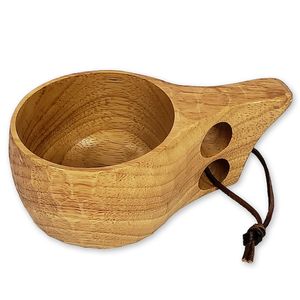 Tazas de Madera Hechas a Mano con Asa de Madera Natural para Beber Té, Café, para el Hogar, Cocina, Cafetería, Hotel, Venta al por Mayor, Ecológicas - Product Image 1