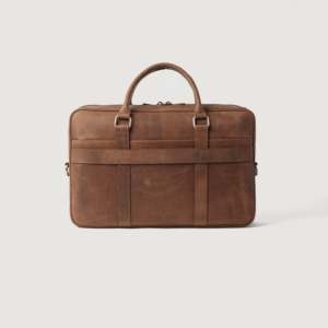 Mochila de Cuero Genuino Premium para Viajes, Negocios, Oficina y Uso Diario, Elegante Bolso Mensajero de Cuero Vintage para Hombre - Product Image 1