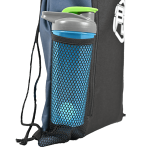 Bolsa con cordón para gimnasio Cardura recubierta de PVC 600D personalizada, bolsillos de acceso rápido a prueba de agua, 20-35L, actividades al aire libre, hecha genuina - Product Image 4