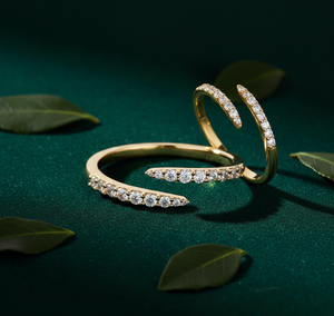 Bague Éternité Unisexe de Luxe en Or Massif 18K Plaqué Rhodium avec Diamant Taille Brillant Sertie à Griffes Certifiée IGI pour Fiançailles - Product Image 4