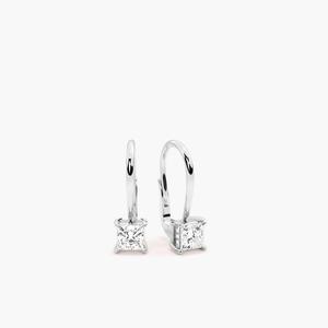 Pendientes de Aro con Diamantes Sintéticos de Corte Brillante Colmar de Oro Sólido de 14 Quilates para Mujer, Certificados por IGI, Chapados en Rodio, Lujosos y Elegantes - Product Image 1