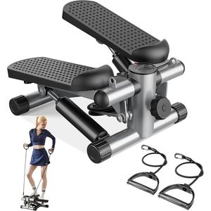 Mini Stepper Portatile per Allenamento Completo del Corpo con Bande di Resistenza, Pedale Regolabile per Esercizi Fitness - Product Image 1
