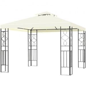 Gazebo da Giardino a 2 Livelli 3x3 Metri, Tenda a Baldacchino Stile Pergola - Product Image 5