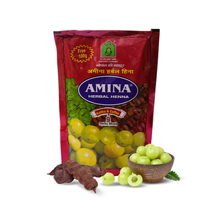 Henna Herbal en Polvo Amina con Kaththa y Café |   Mezcla de 9 Hierbas para el Color de Cabello Castaño |   Suministro al por Mayor - Product Image 2